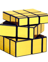 2001 3x3 Golden Mirror Puzzle Cube 3x3 Speed Magic Cube
