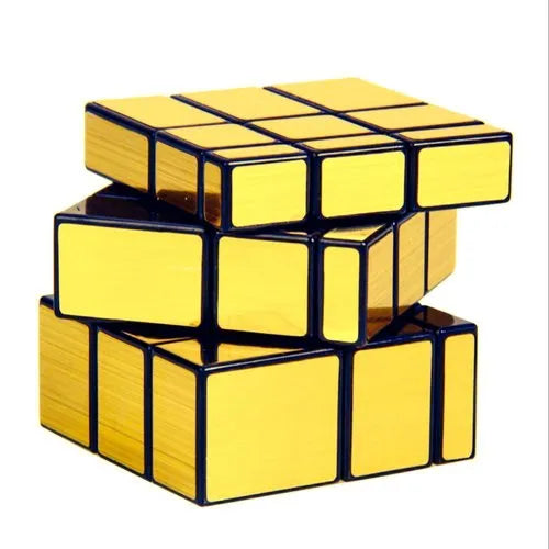 2001 3x3 Golden Mirror Puzzle Cube 3x3 Speed Magic Cube