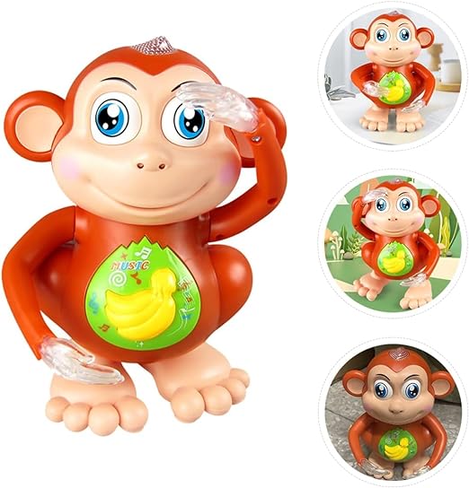 Wembley Little Dancing Monkey Toy – Musical 360° Rotating Fun for Toddlers