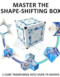 Shape Shifting Box Puzzle Cube, Shifting Shape Magic Cube Puzzle Toy,'Blocks Multiple Structure Creativity Puzzle Cube for Kids and Adults | Multi Color
