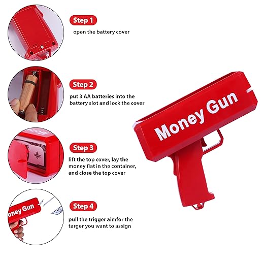 Money Fly Gun Cash Canon for Wedding & other functions