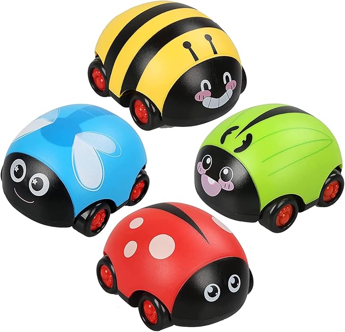 Two-Way Pull Back Insect-Themed Mini Racing Car Toy