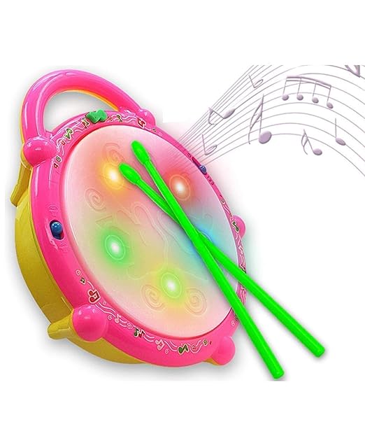 Toddler Musical Drum Set – Sound &amp; Light Learning Toy for Kids
