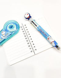 Doremon stationery set with correction tape
