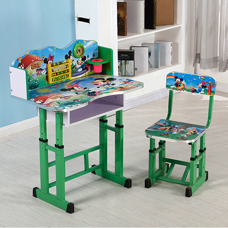 Kids study Table & Chair with Adjustable Height | Engineered Wood Study Table