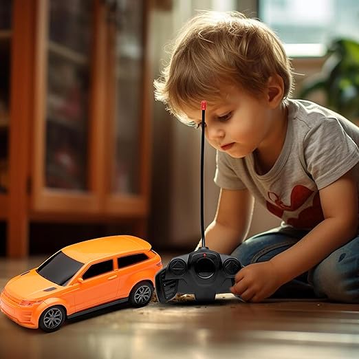 Rechargeable Remote Control Car Toy | Power Source: Lithium Rechargeable Battery for Car (Included)