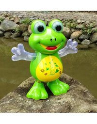 Musical and Dancing Frog Toy with Lights, Dancing Walking Toys, Baby Infant Toy Learning Development
