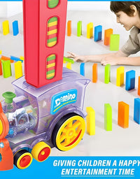 Automatic Domino Train – A Fun & Educational STEM Toy!
