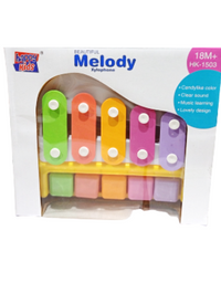 1672 Musical Xylophone and Mini Piano, Non Toxic, Non-Battery, Assorted Color
