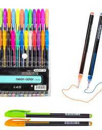 12-Piece Pastel Neon Gel Pen Set – Smooth & Vibrant Writing Experience!

