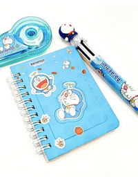 Doremon stationery set with correction tape
