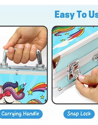 Deluxe Art Drawing Colour Suitcase Kit Set for Kids
