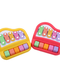 1672 Musical Xylophone and Mini Piano, Non Toxic, Non-Battery, Assorted Color
