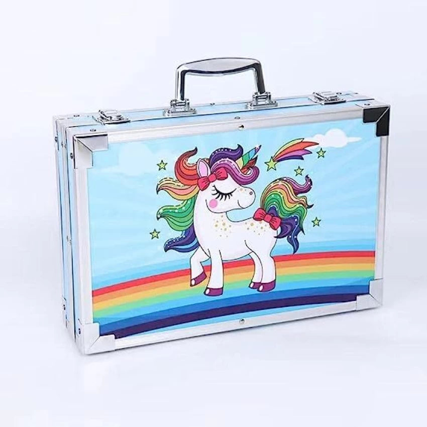 Deluxe Art Drawing Colour Suitcase Kit Set for Kids