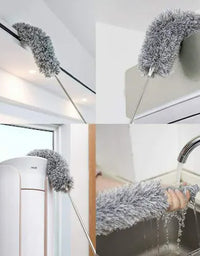 Microfiber Feather Extendable Duster with extra-long pole & Bendable head
