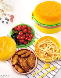 Burger Shape Lunch Box for Kids
