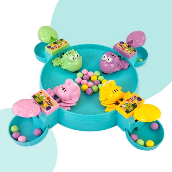 Hungry Frog Eating Beans Games Toys for Kids with Multiplayer Classic Board Games for Kids Toddler