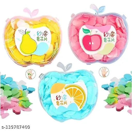 Apple Shape Paper Soap with Fragrance