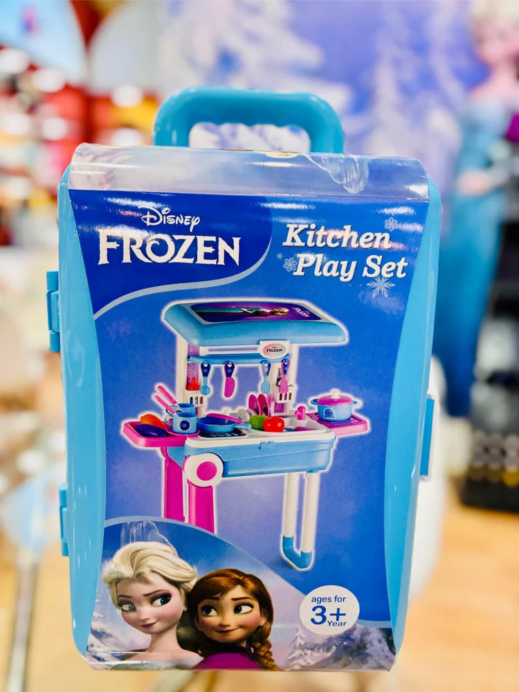 Frozen Kitchen Trolley Toy Set – Role Play Cooking Fun