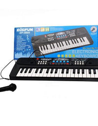 37Key Bigfun Keyboard Toy with Adapter Portable Electronic Keyboards for Beginners Musical Toys Pianos, DC Power Option and Recording Function with MIC
