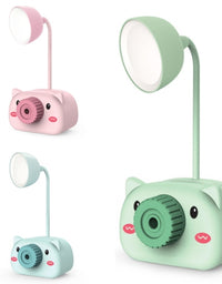 1362 4in1 Table Lamp Night Lamp with Pencil Sharpener Pen Stand Mobile Stand for Girls Boys (Battery not Required)
