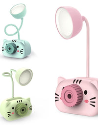 1362 4in1 Table Lamp Night Lamp with Pencil Sharpener Pen Stand Mobile Stand for Girls Boys (Battery not Required)
