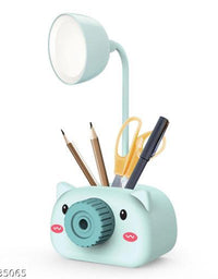 1362 4in1 Table Lamp Night Lamp with Pencil Sharpener Pen Stand Mobile Stand for Girls Boys (Battery not Required)
