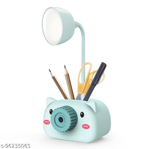 1362 4in1 Table Lamp Night Lamp with Pencil Sharpener Pen Stand Mobile Stand for Girls Boys (Battery not Required)